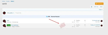 [oltamisina.com] Satılan İlanlara Otomatik " Satıldı " ve " Satılık "  Prefix Kullanımı