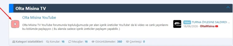Tıklanabilir Bağlantı Olarak Forum Simgeleri